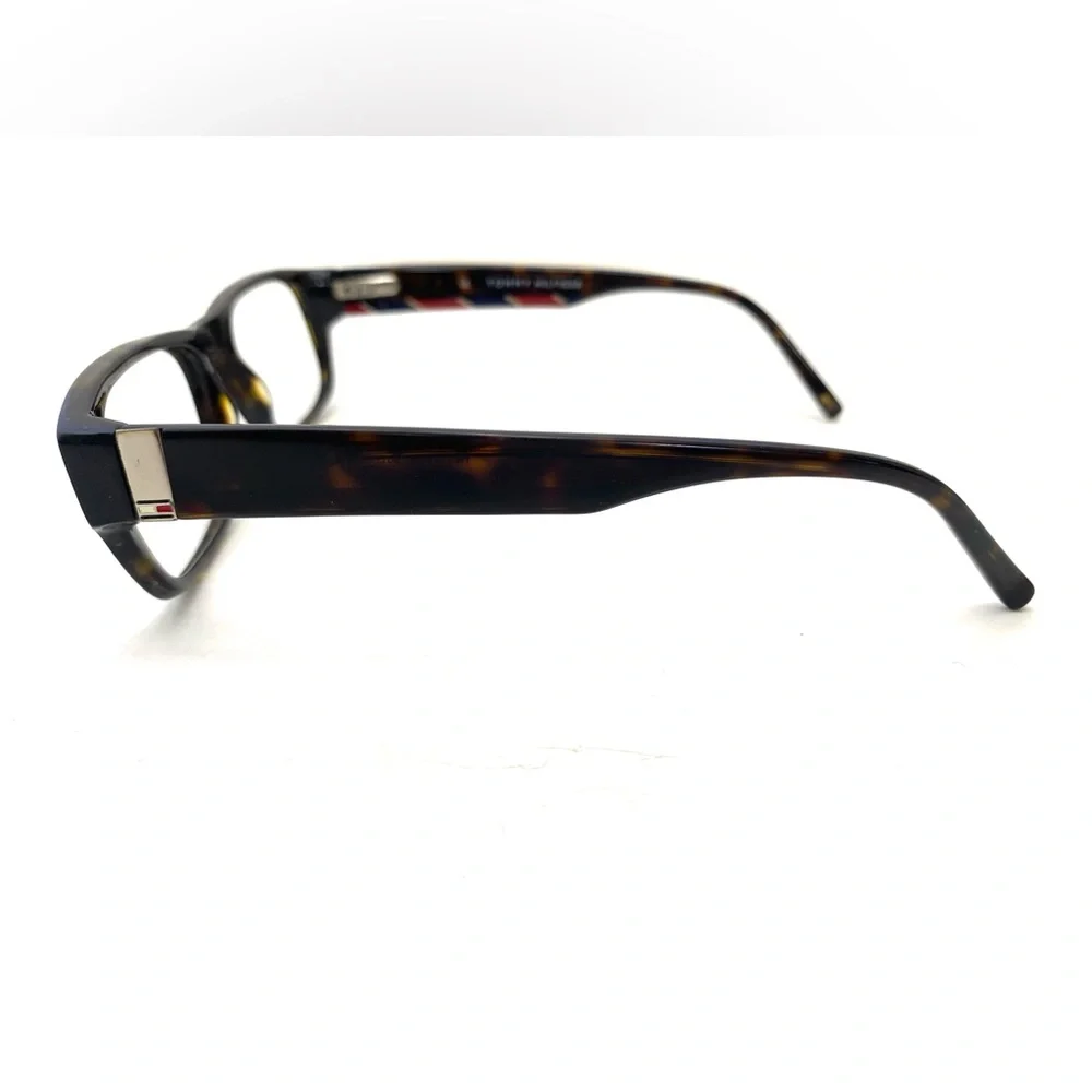 Tommy Hilfiger Men's Tortoise Shell Rectangle Shaped Eyeglass Frame TH3299